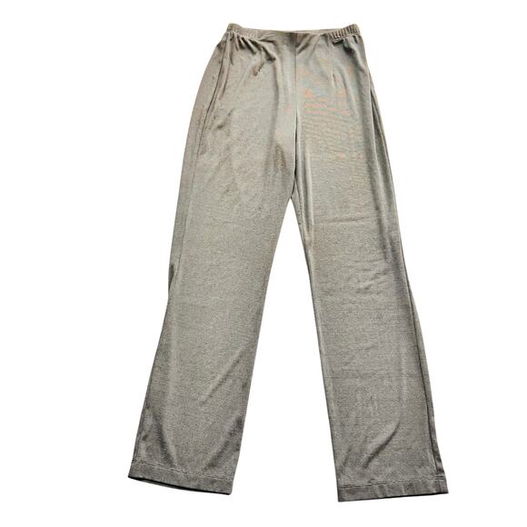 Chico's Gray Pull On Straight Leg Pants Size S Small - Picture 1 of 6